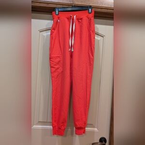 Figs Red Technical Zamora Joggers Size XS
